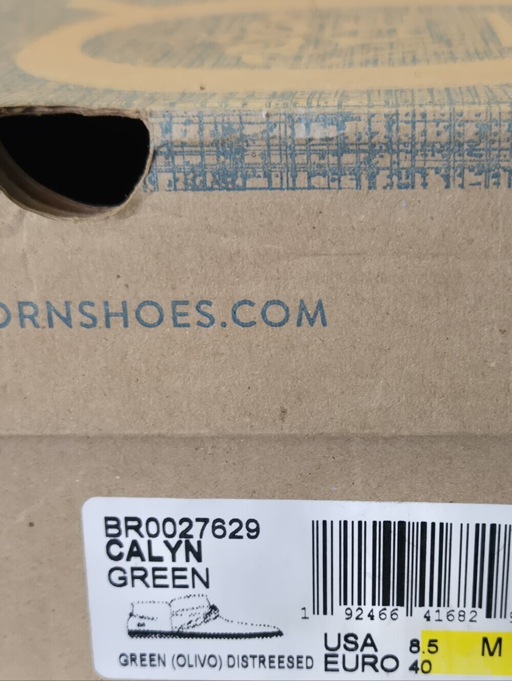 ✨ Born “Calyn” Distressed Olive Green Leather Ankle Boots – Size 8.5 ✨ - Picture 12 of 12